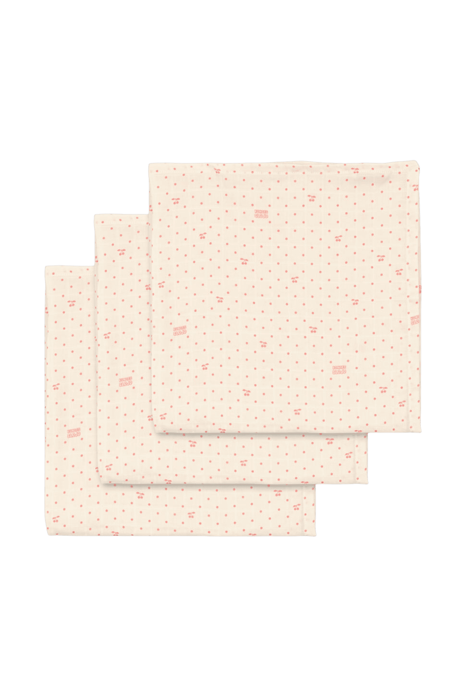 3-pak pieluszek muślinowych CHERRY DOT