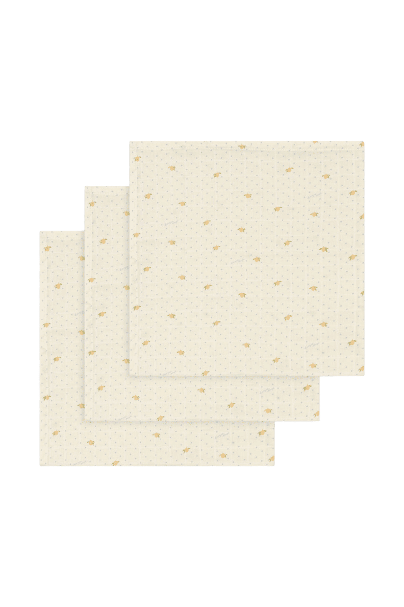 3-pak pieluszek muślinowych LEMON DOT
