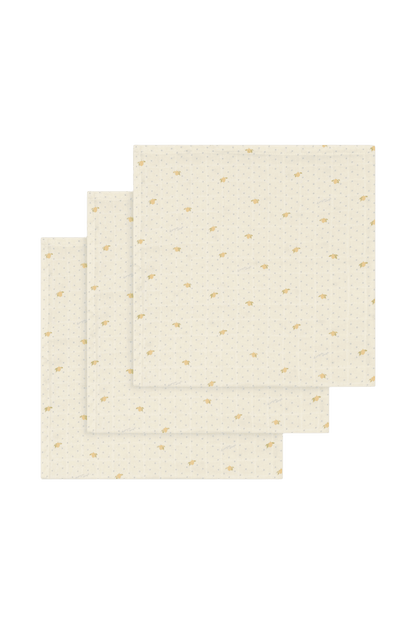 3-pak pieluszek muślinowych LEMON DOT