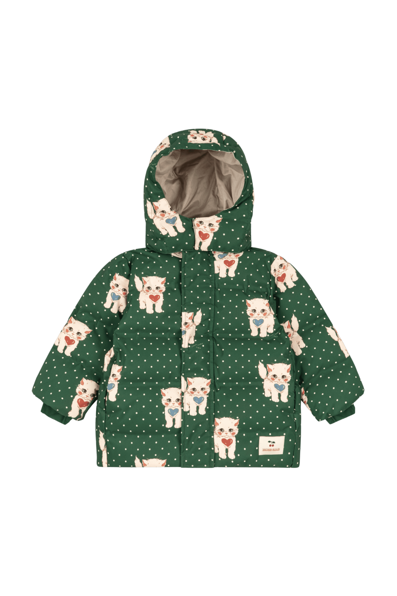 Magnum Down Jacket Print Grs DOT MIAO VERDE