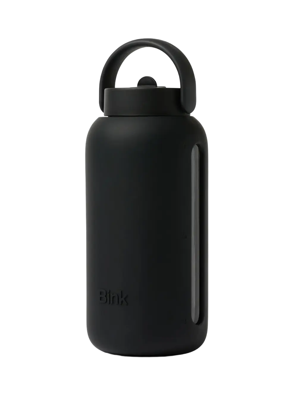 Day Bink glass water bottle BLACK