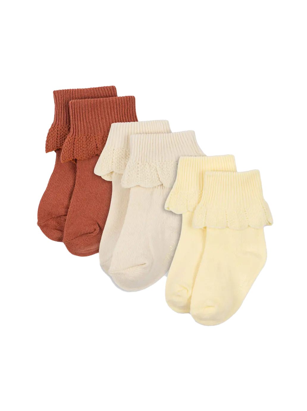 3 Pack Frill Socks Konges Slojd BEBE Concept 