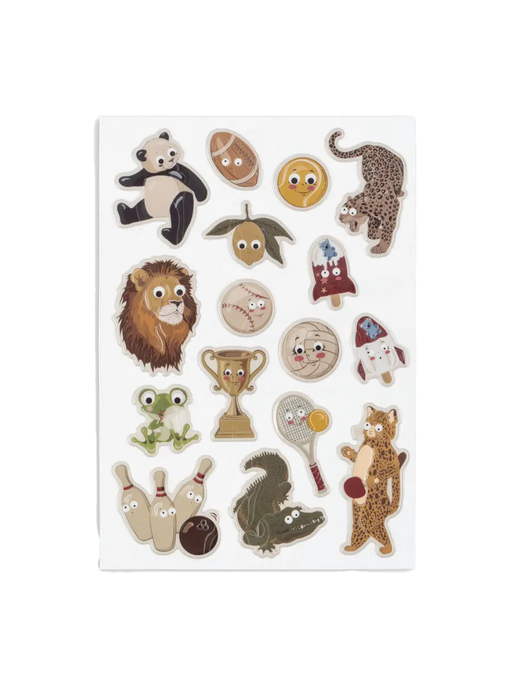 Zestaw naklejek Puffy Stickers Konges Slojd BEBE Concept 