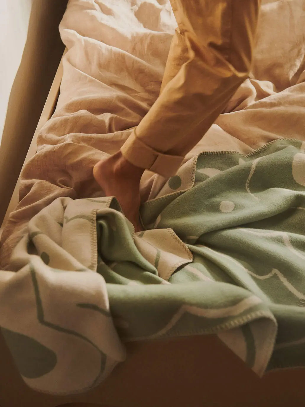 Skye Cotton Blanket Ferm Living BEBE Concept 