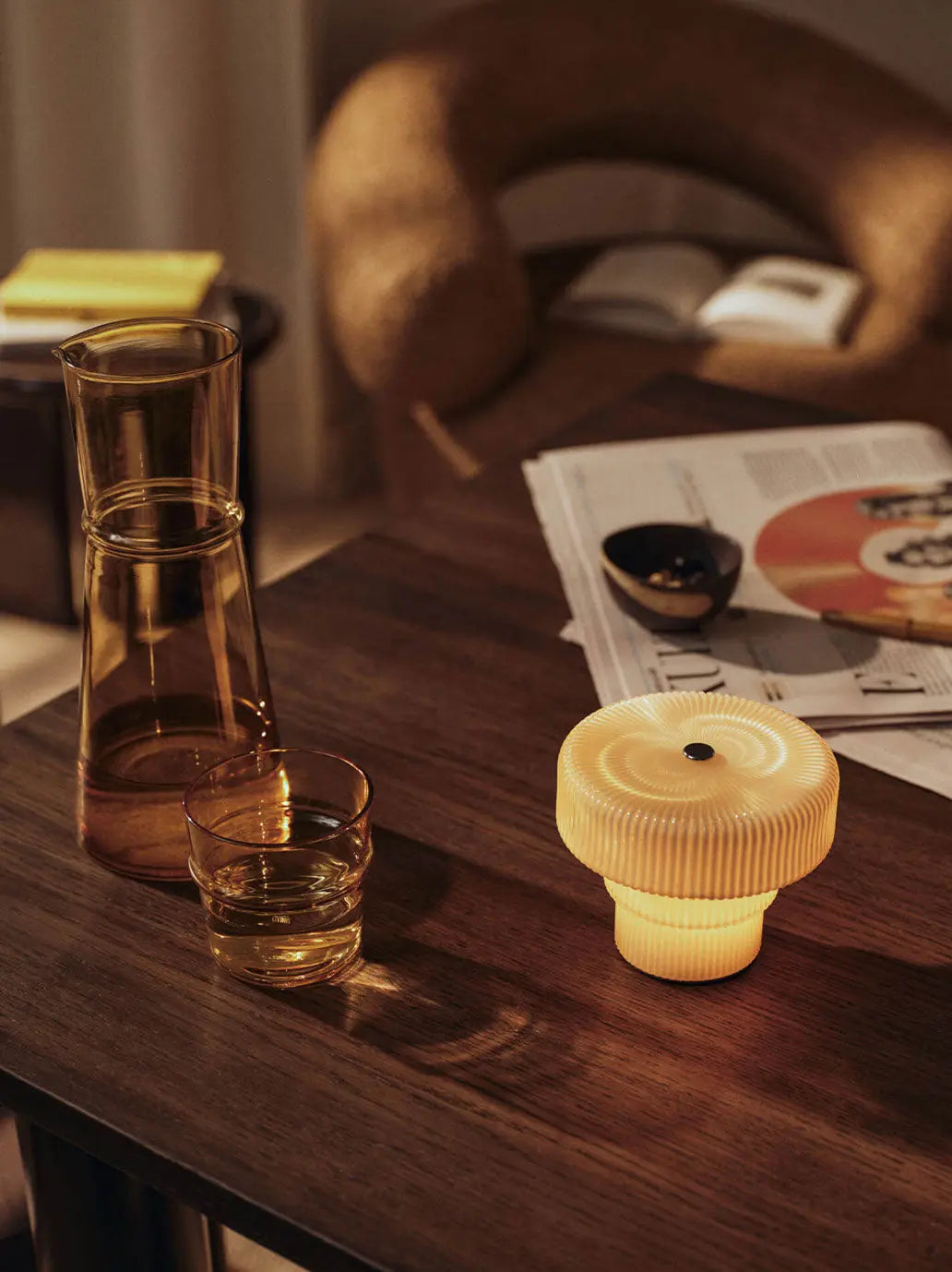 Ripple Portable Lamp Ferm Living BEBE Concept 