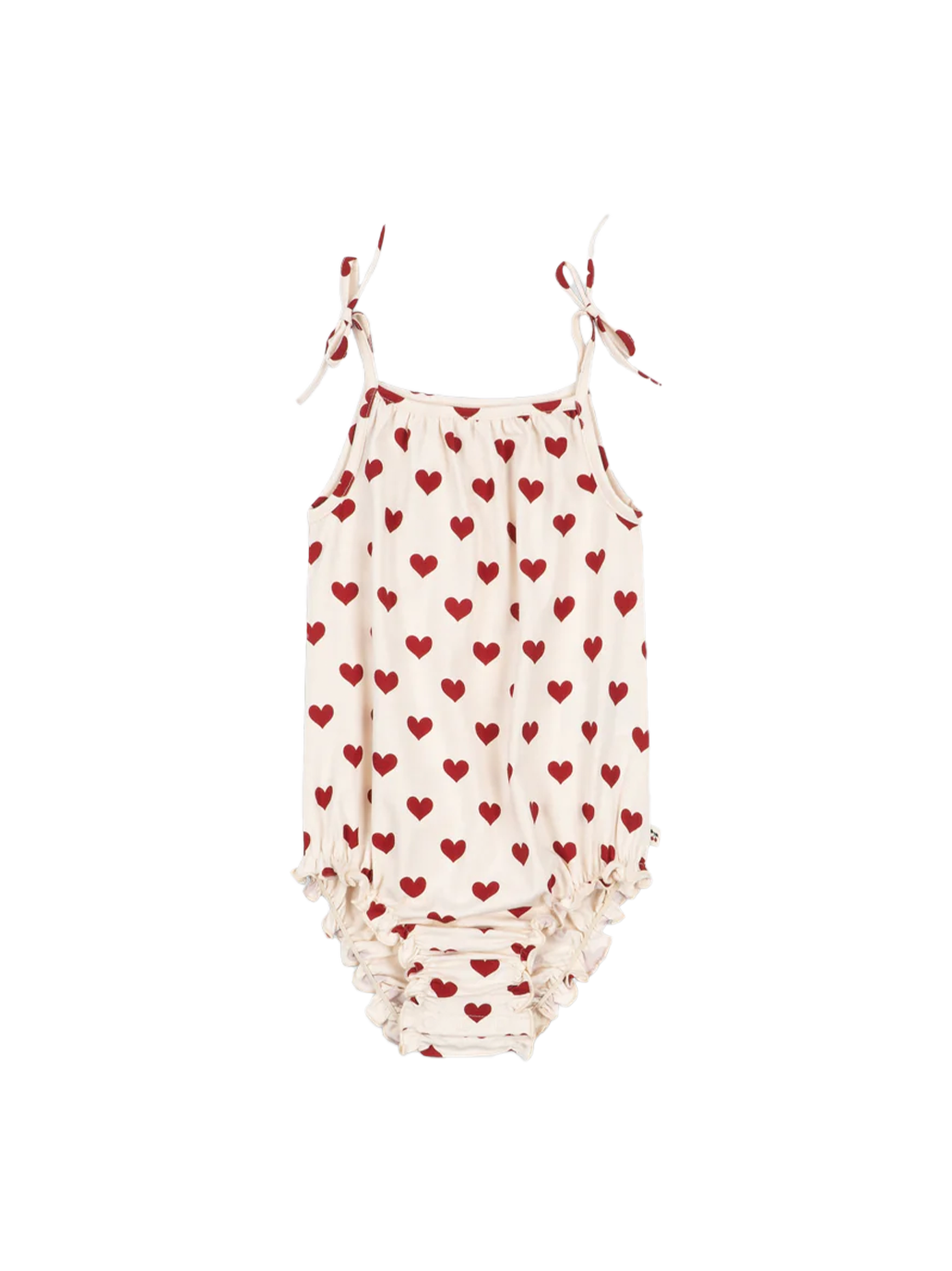 Niemowlęce body Basic Strap AMOUR ROUGE