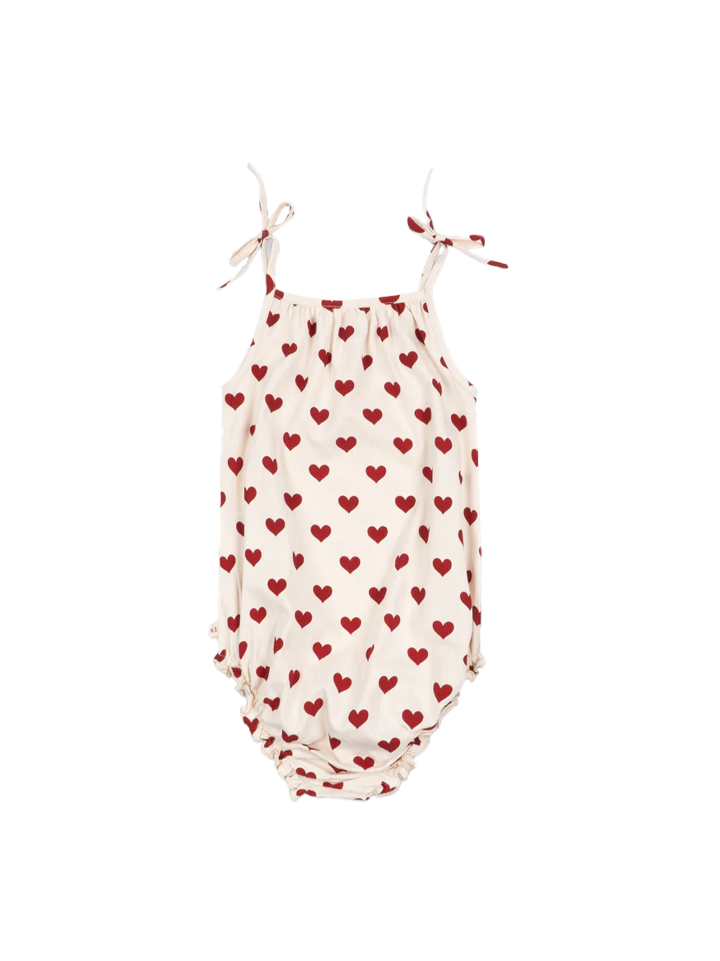 Niemowlęce body Basic Strap AMOUR ROUGE
