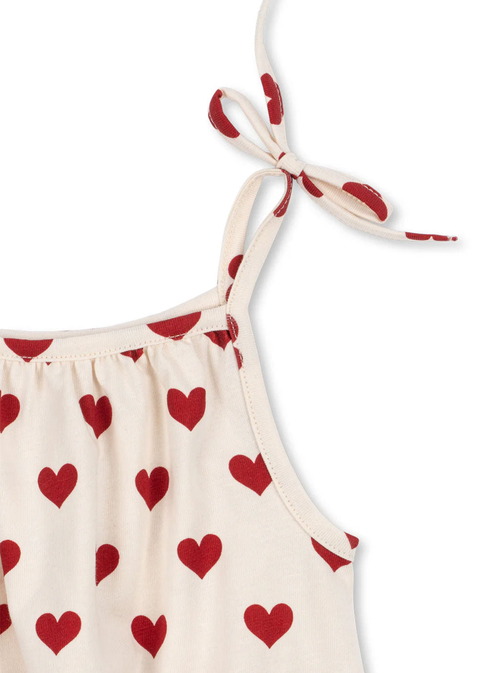 Niemowlęce body Basic Strap AMOUR ROUGE