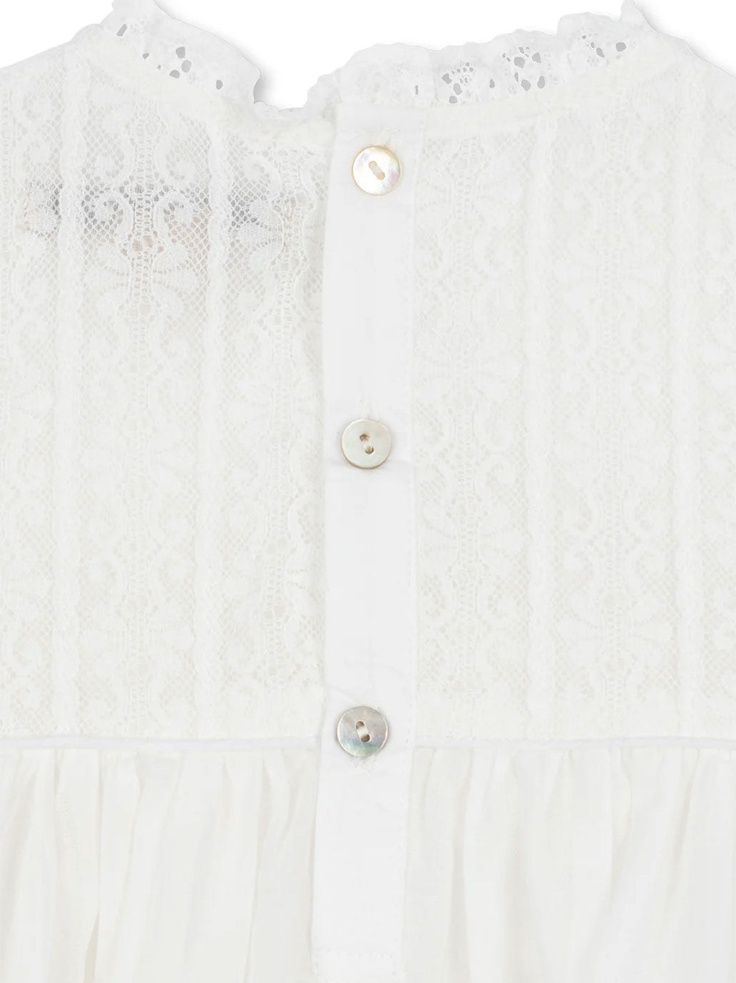Sukienka na chrzest Bambina Dress OPTIC WHITE