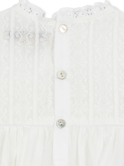 Sukienka na chrzest Bambina Dress OPTIC WHITE