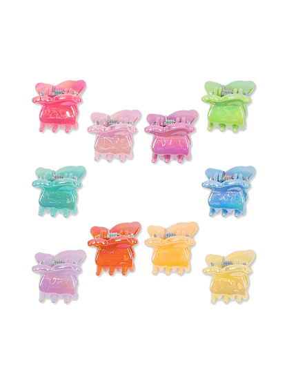 Mini Butterfly Hair Claws MULTI