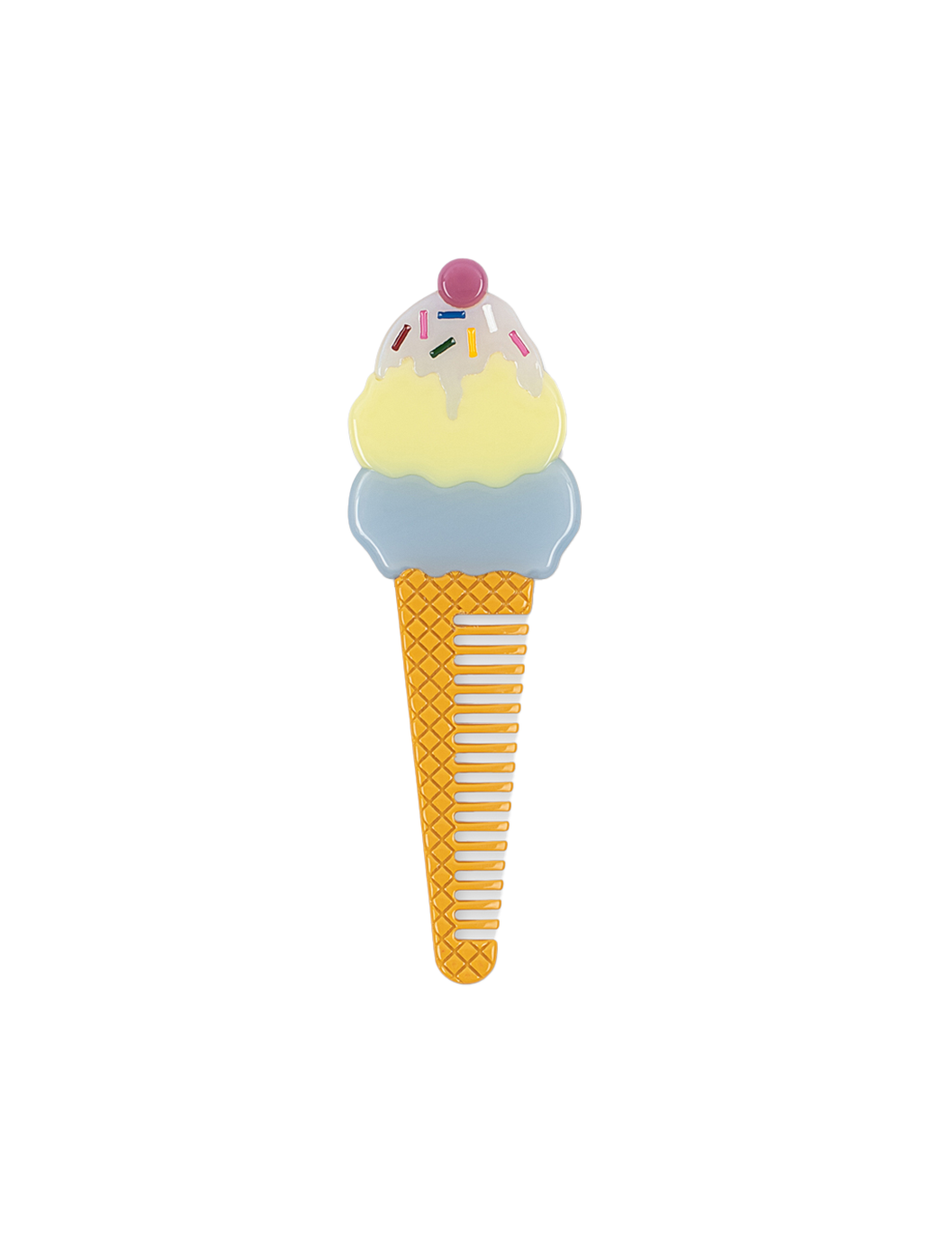Grzebyk Ice Cream Comb BEACH BLUE