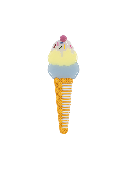 Grzebyk Ice Cream Comb BEACH BLUE