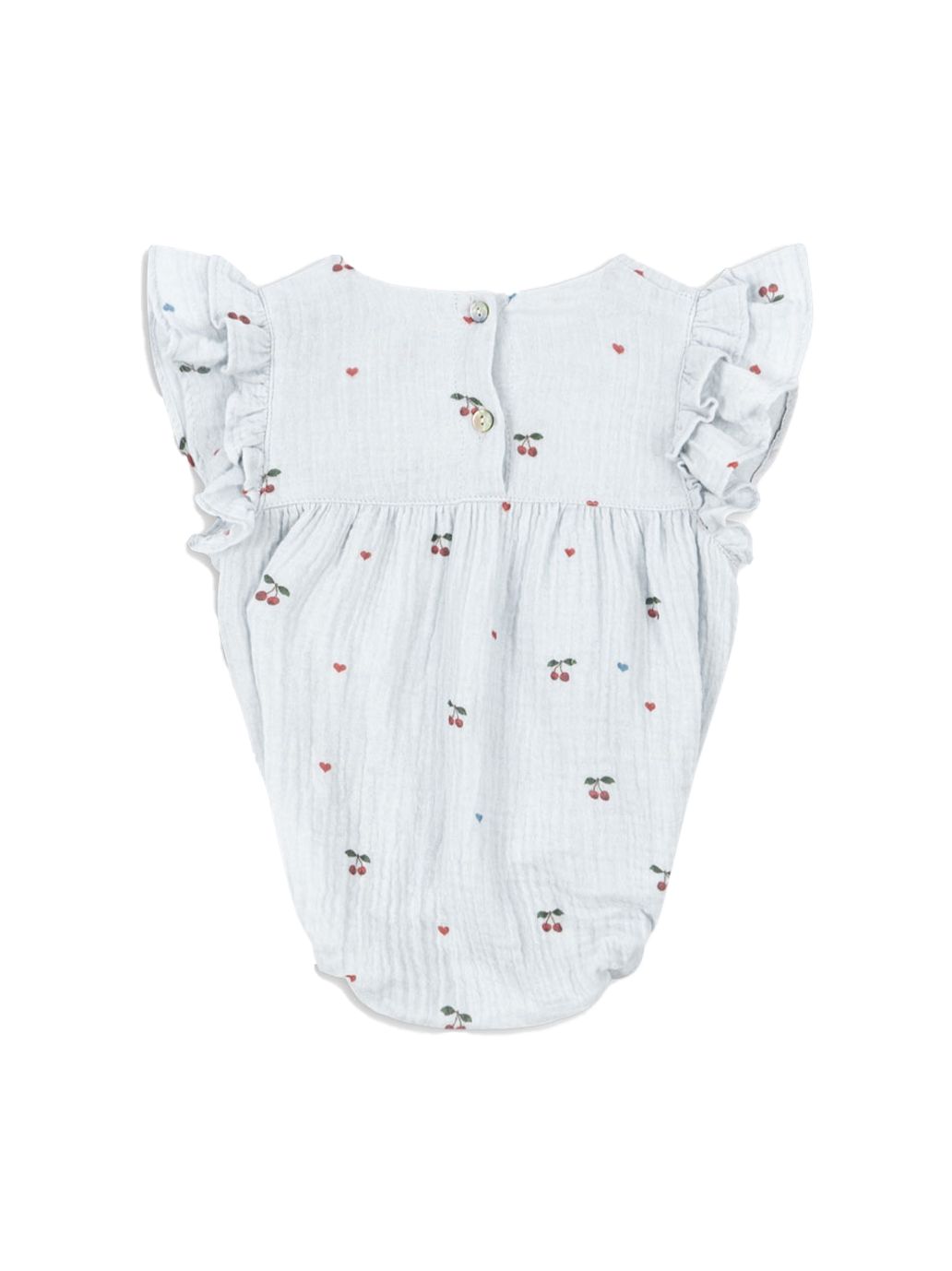Niemowlęcy Coco Romper CHERRY BLUE COEUR