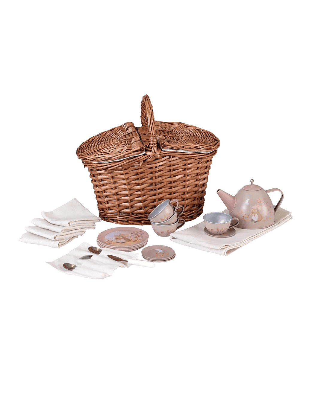 Zestaw herbaciany w wiklinowym koszyku MOUSE