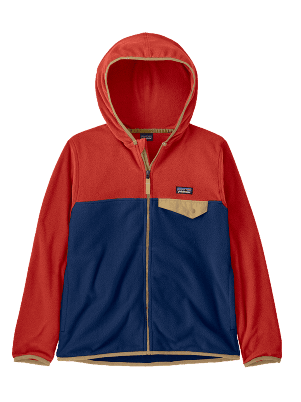 Dziecięca bluza Kids Micro D Snap-T Jkt NEW NAVY W/MADDER RED