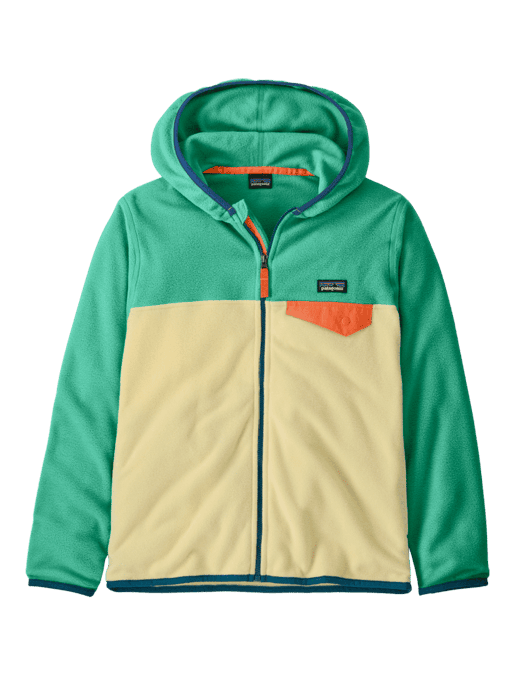 Dziecięca bluza Kids Micro D Snap-T Jkt BUTTERCUP YELLOW W/AQUA STONE