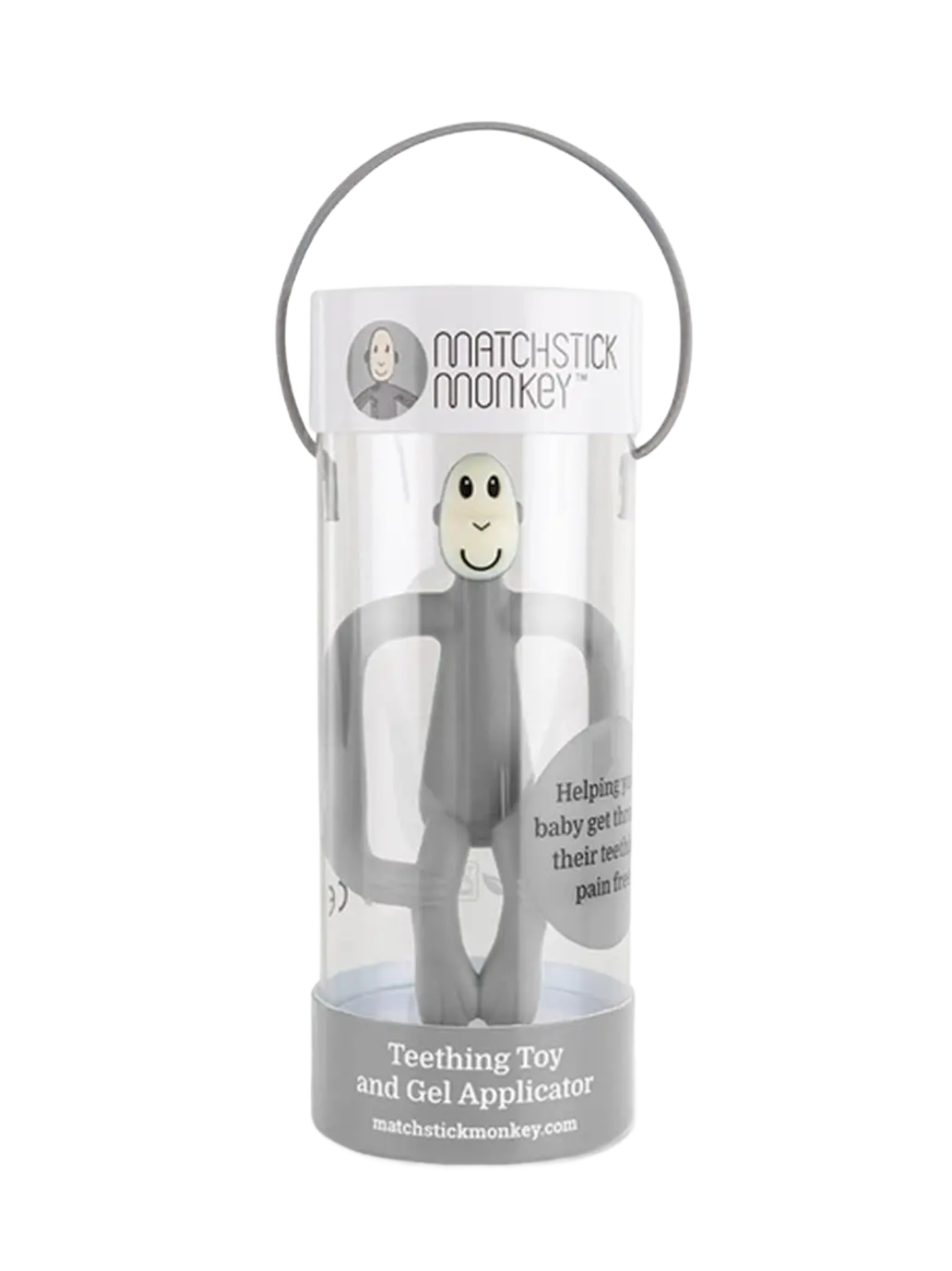 Gryzak kojący ze szczoteczką Małpka Matchstick Monkey BEBE Concept 