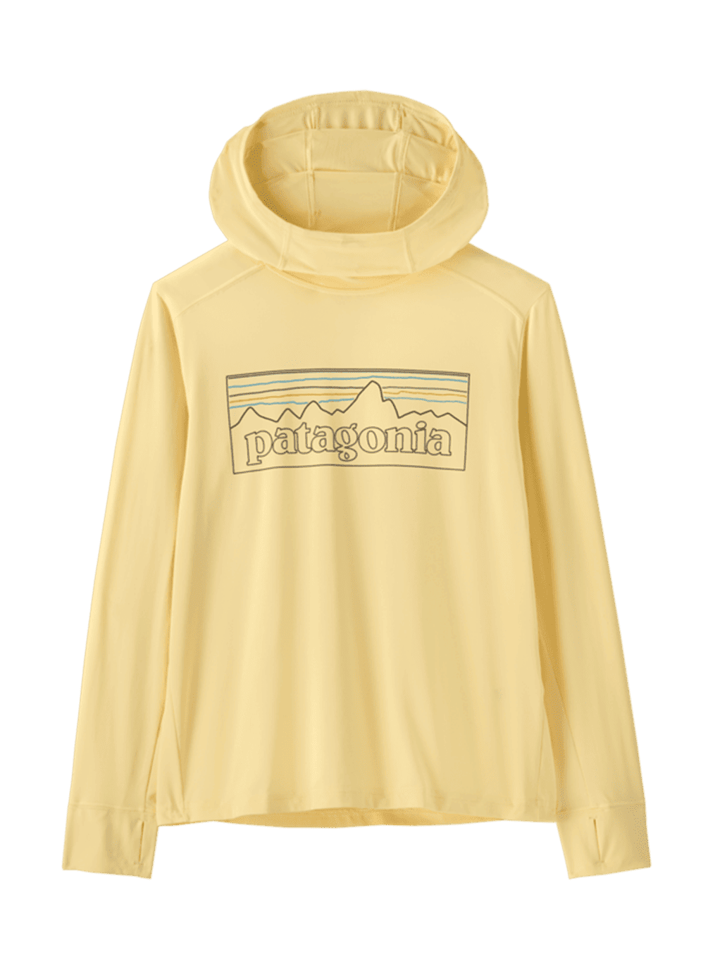 Koszulka kąpielowa Kids Capilene® Silkweight Hoody SPF40+ BUTTERCUP YELLOW