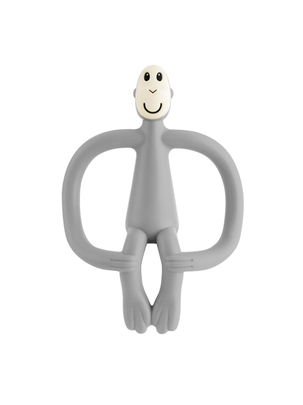 Gryzak kojący ze szczoteczką Małpka GRAY