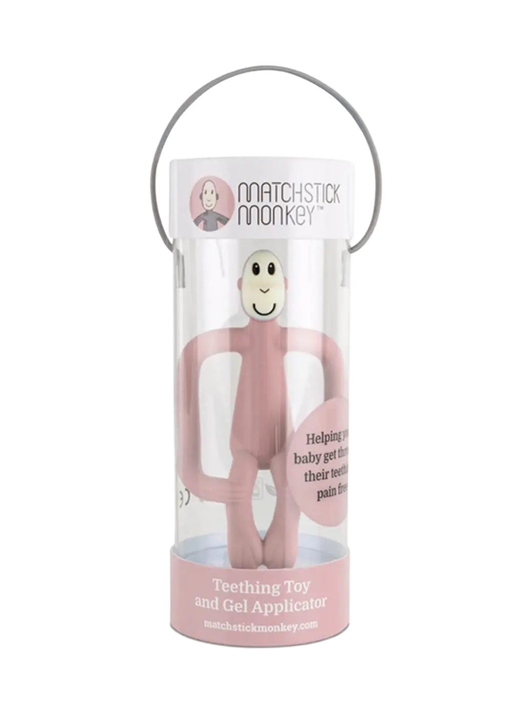 Gryzak kojący ze szczoteczką Małpka Matchstick Monkey BEBE Concept 