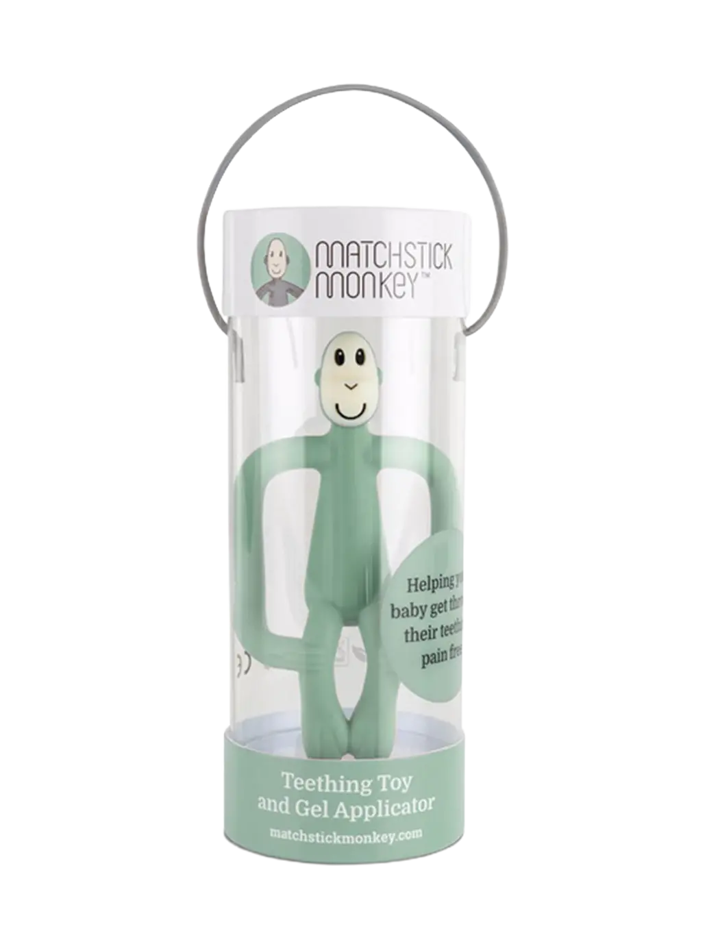 Gryzak kojący ze szczoteczką Małpka Matchstick Monkey BEBE Concept 