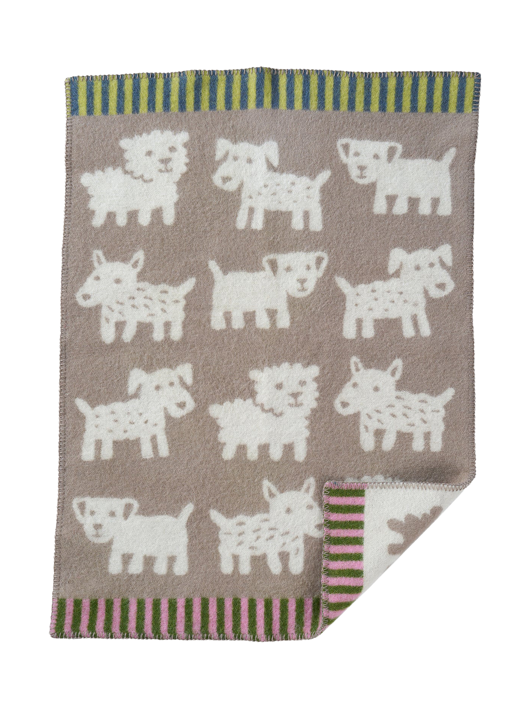 Soft Wool Baby Blanket Voff VOFF BEIGE