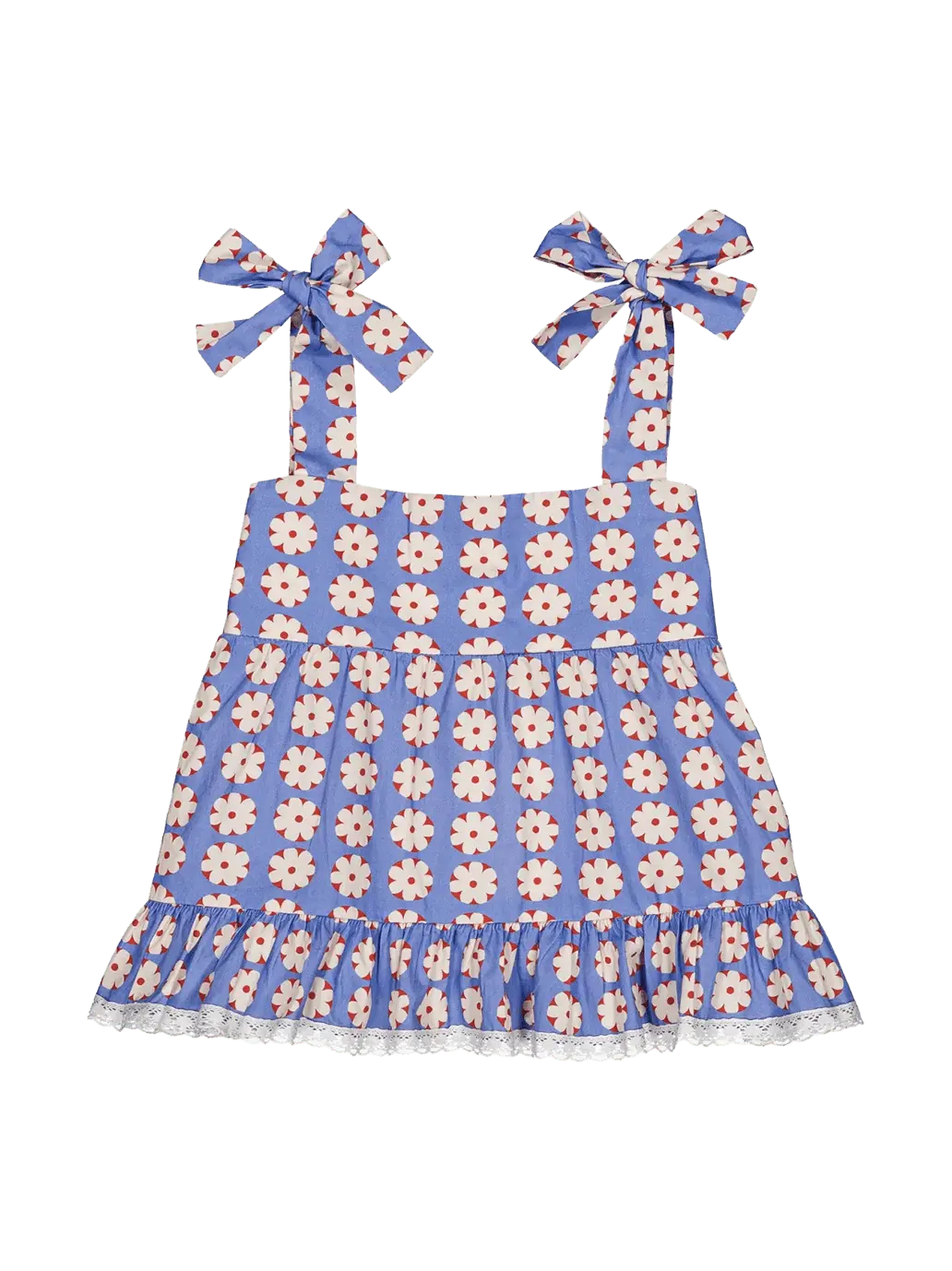 Lucie blouse Pomponette Blue Hello Simone BEBE Concept 