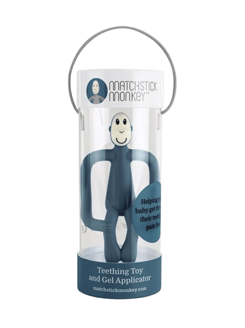 Gryzak kojący ze szczoteczką Małpka Matchstick Monkey BEBE Concept 