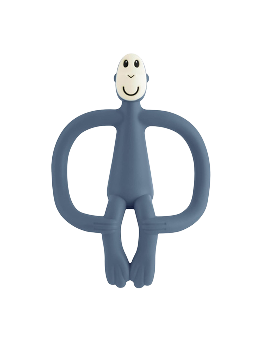 Gryzak kojący ze szczoteczką Małpka NAVY BLUE