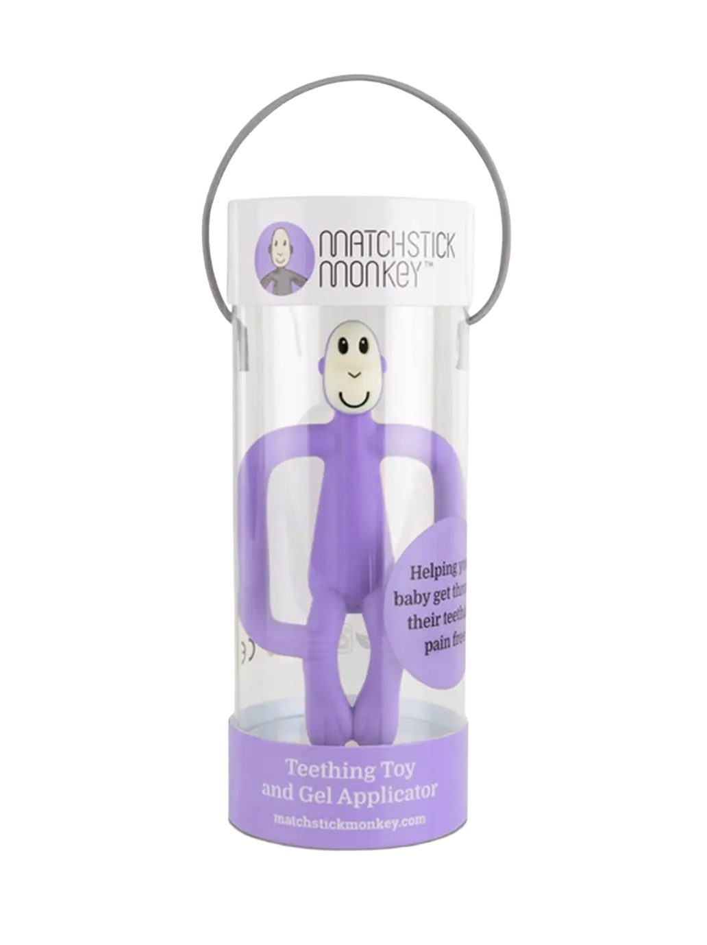 Gryzak kojący ze szczoteczką Małpka Matchstick Monkey BEBE Concept 