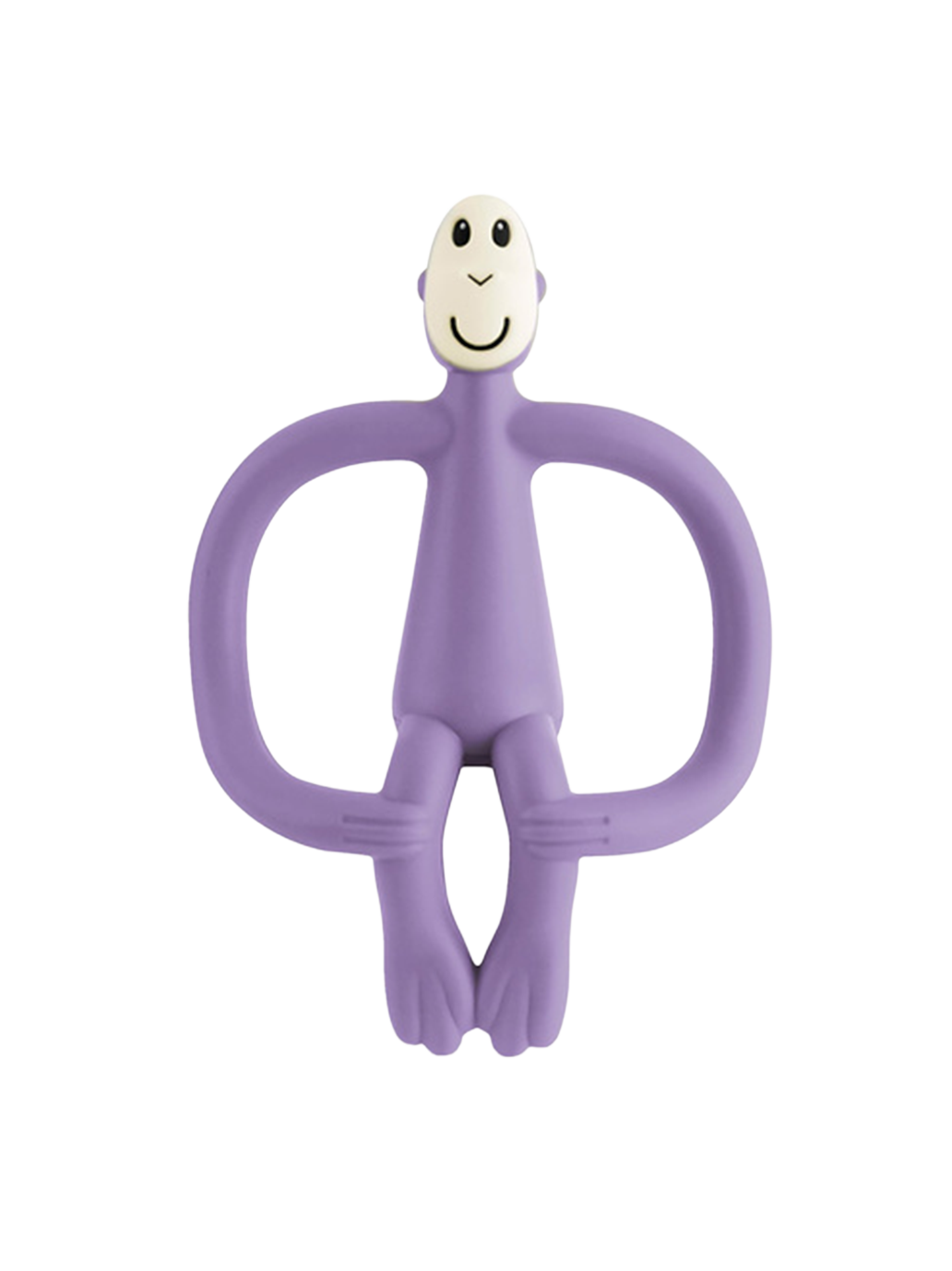 Gryzak kojący ze szczoteczką Małpka PURPLE