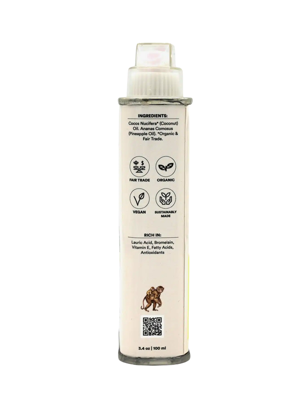 Organiczny olej do ciała i włosów Pineapple & Coconut