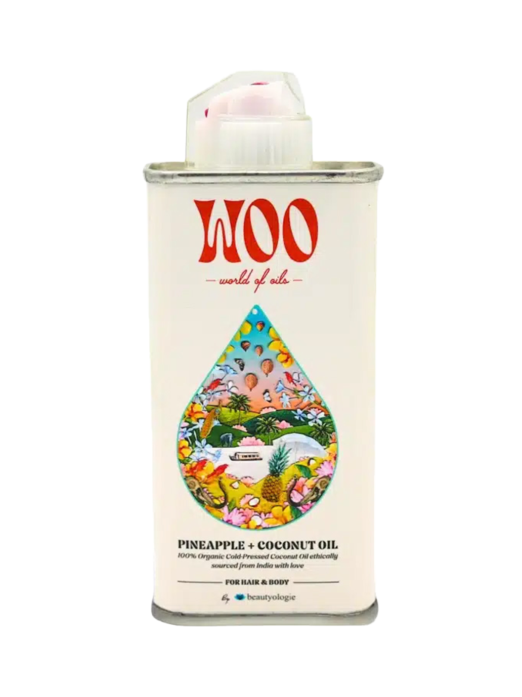 Organiczny olej do ciała i włosów Pineapple & Coconut