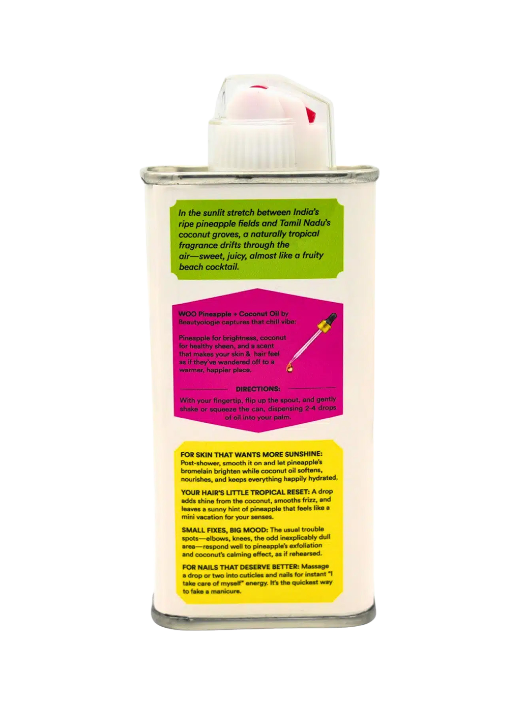 Organiczny olej do ciała i włosów Pineapple & Coconut