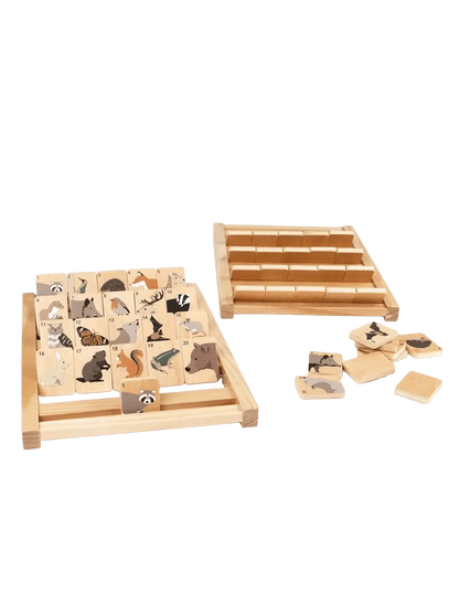 Drewniana gra Zgadnij Kim Jestem Egmont Toys BEBE Concept 