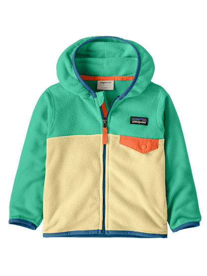 Baby Micro D Snap-T Jkt BUTTERCUP YELLOW W/AQUA STONE