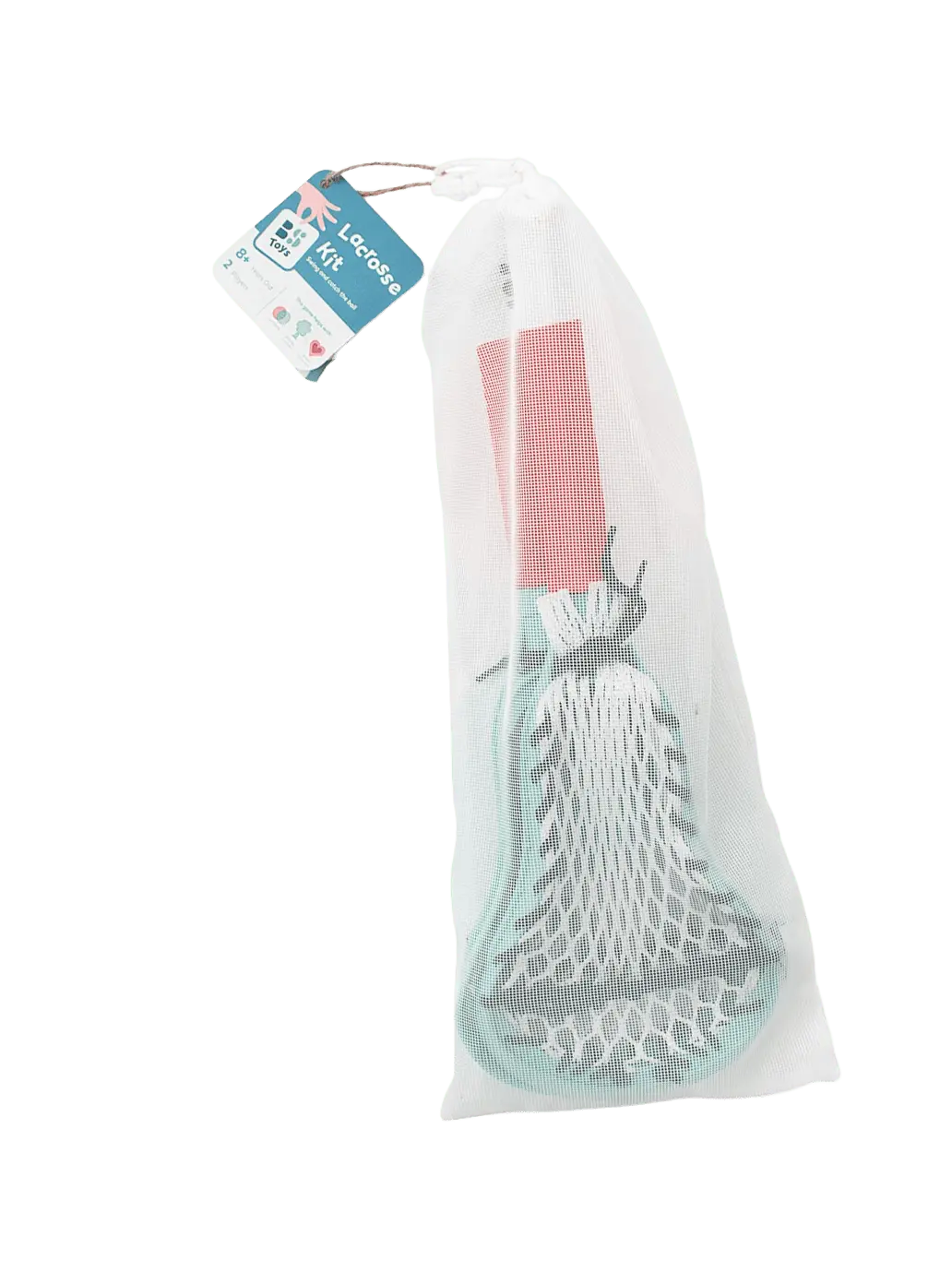 Zestaw rakietek z miękką piłką do Lacrosse BS Toys BEBE Concept 