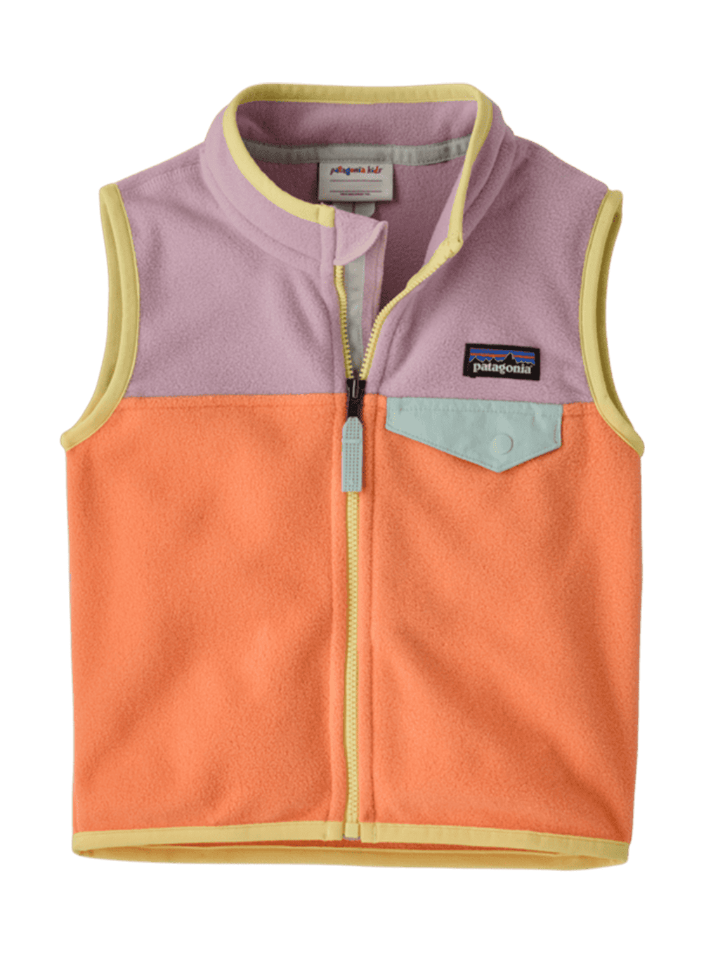 Dziecięca kamizelka Baby Micro D Snap-T PEACH SHERBET