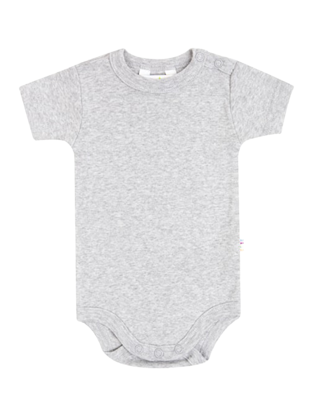 Bawełniane body niemowlęce z krótkim rękawem GREY