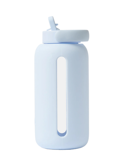 Day Bink glass water bottle GLACIER