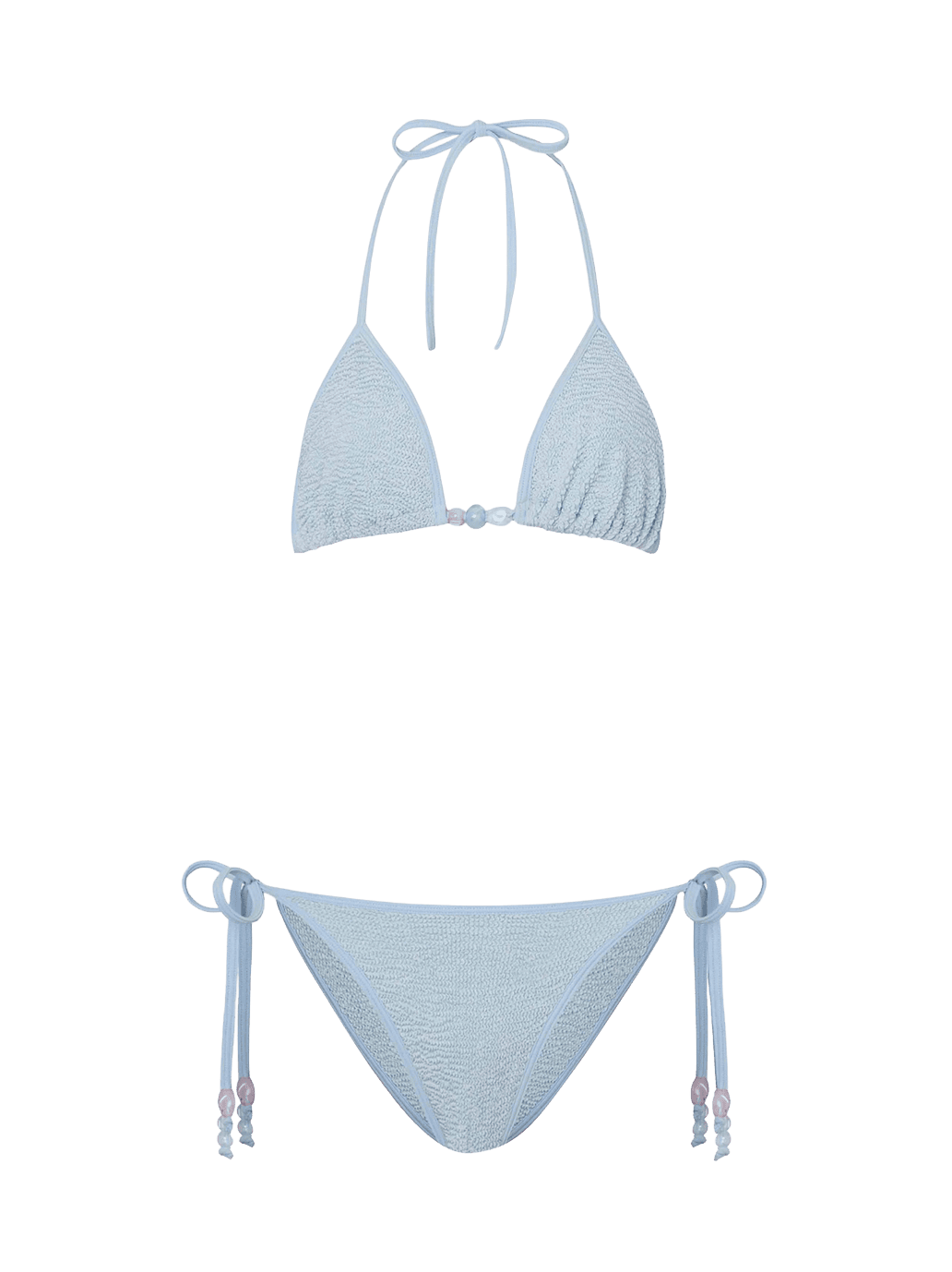 Kostium kąpielowy bikini Gina METALLIC ICE BLUE