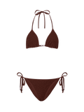 Kostium kąpielowy bikini Gina METALLIC CHOCOLATE