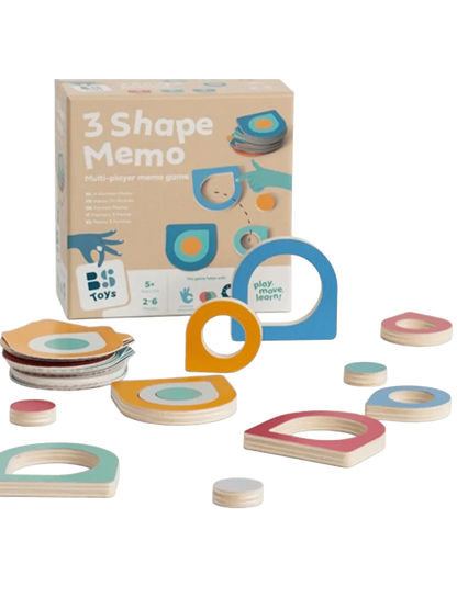Logiczna gra Memory - dopasuj wzór BS Toys BEBE Concept 