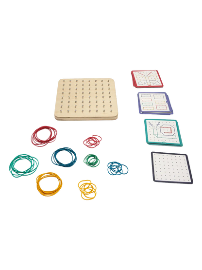 Geoplan tablica manipulacyjna edukacyjna z gumkami BS Toys BEBE Concept 