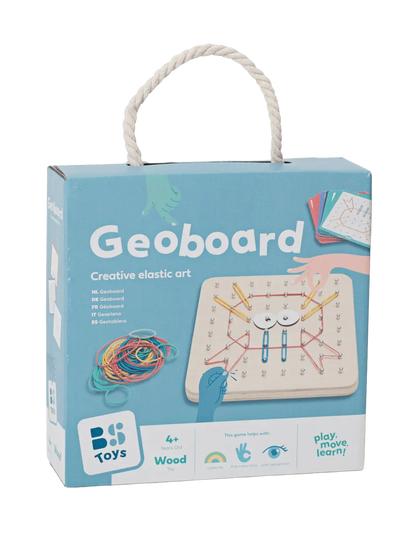 Geoplan tablica manipulacyjna edukacyjna z gumkami BS Toys BEBE Concept 