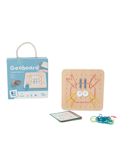 Geoplan tablica manipulacyjna edukacyjna z gumkami BS Toys BEBE Concept 