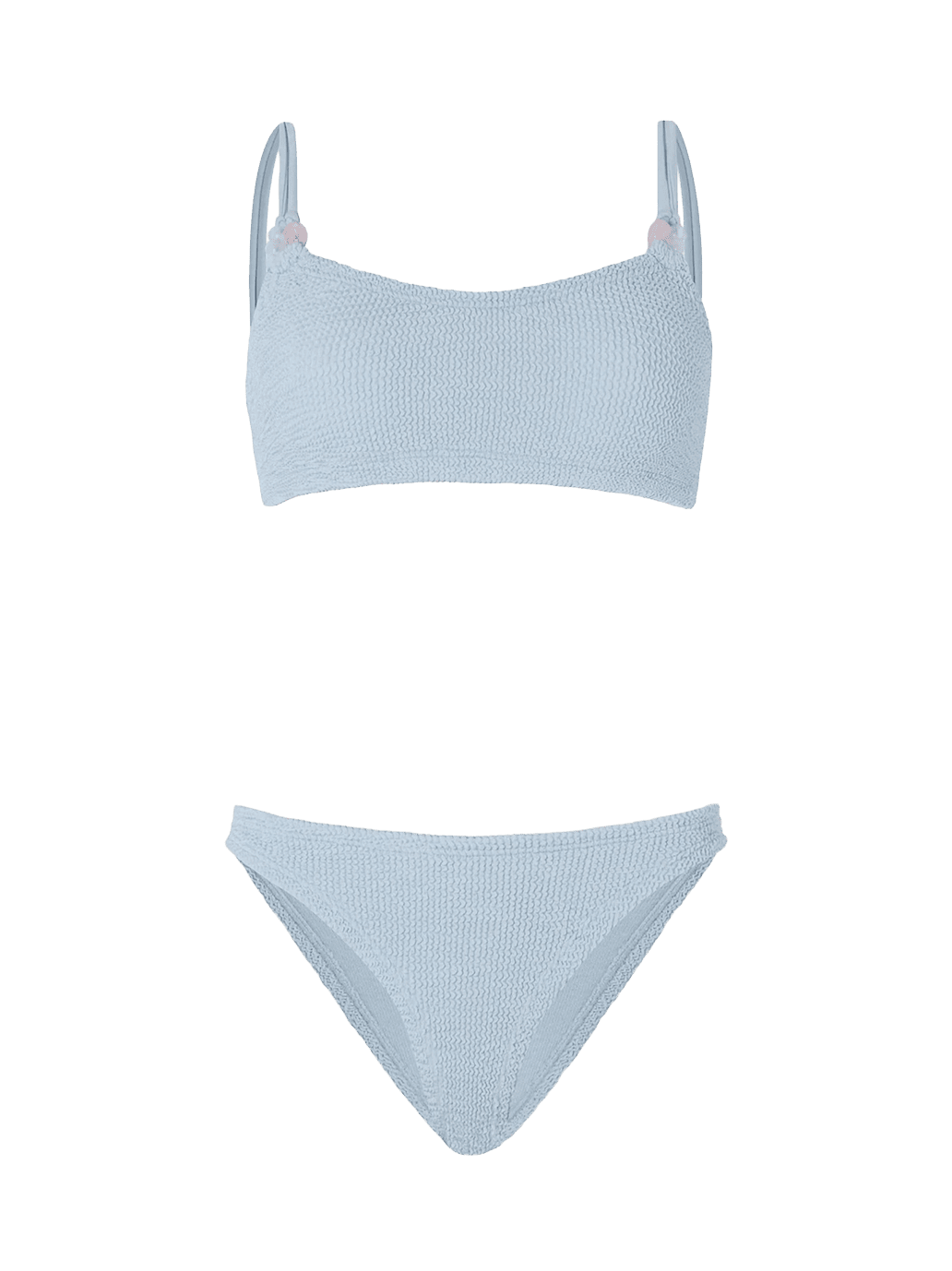 Kostium kąpielowy bikini Cassie METALLIC ICE BLUE