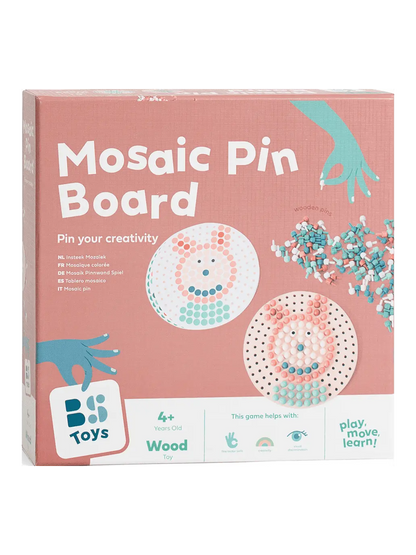 Drewniana mozaika guzikowa układanka BS Toys BEBE Concept 