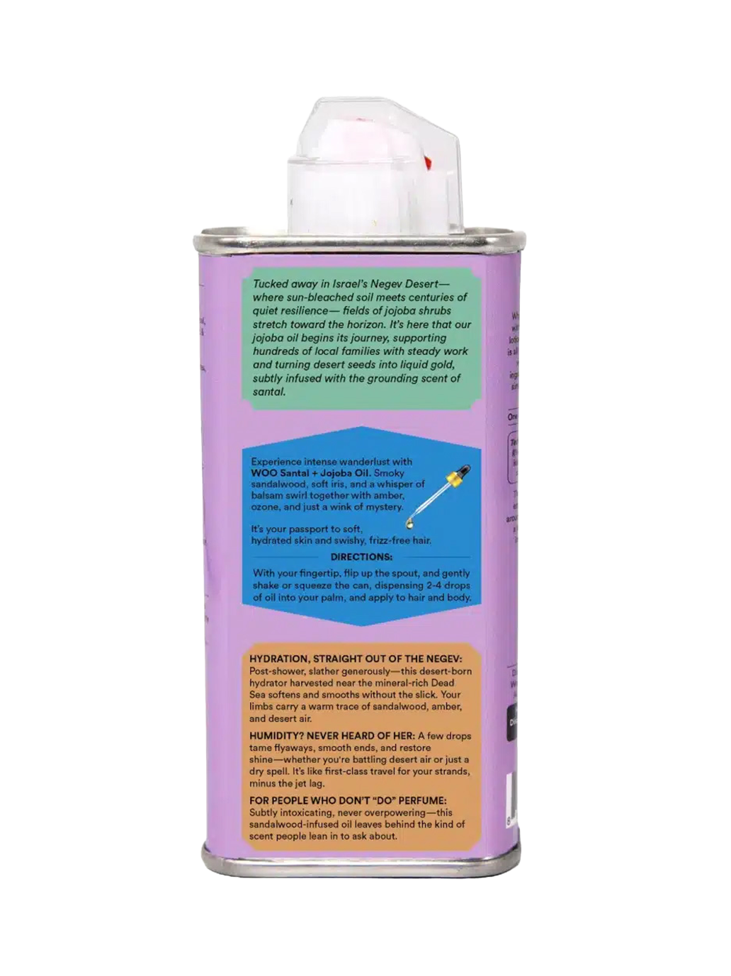 Organiczny olej do ciała i włosów Santal & Jojoba